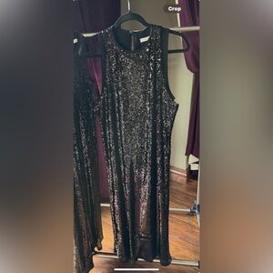 NWT Sequin Black Dress